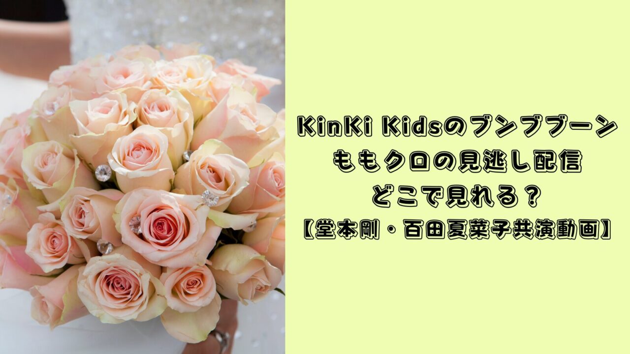 KinKi Kidsのブンブブーン　ももクロ